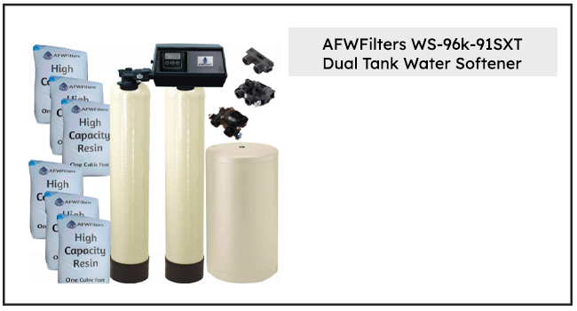 AFWFilters WS-96k-91SXT Best Twin Tank Water Softeners in Australia