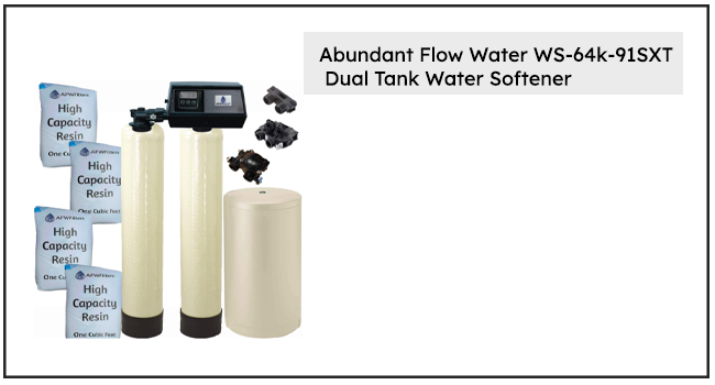 Abundant Flow Water WS-64k-91SXT Best Twin Tank Water Softeners in Australia